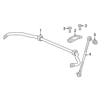 Honda OE - Front Suspension - Stabilizer Bar & Components (Sedan)