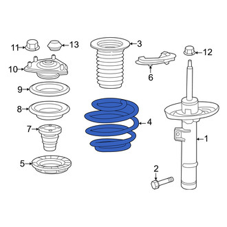 Honda OE - Rear Coil Spring