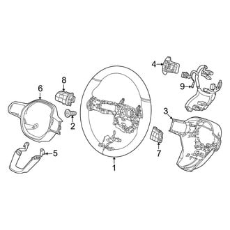 Honda OE - Steering Wheel & Trim (Sedan)