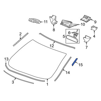 Honda OE - Windshield Molding Clip