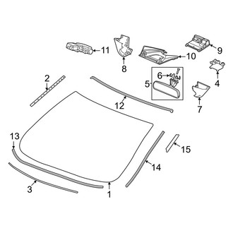Honda OE - Windshield - Glass (Sedan)