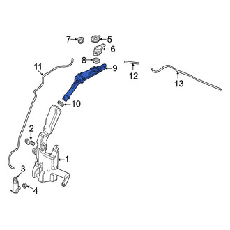 Honda OE - Front Lower Washer Fluid Reservoir Filler Pipe