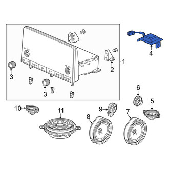 Honda OE - GPS Navigation System Antenna