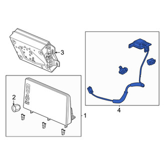 Honda OE - GPS Navigation System Antenna