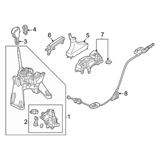 Honda OE - Console - Transmission Shift Lever (Hybrid Sport / Hybrid Sport Touring / LX / Sport)
