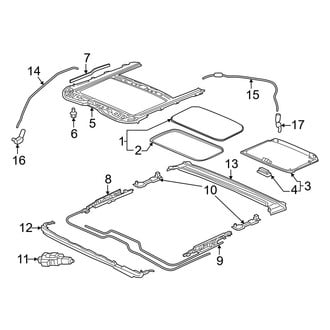 Honda OE - Roof - Sunroof (With Sunroof), (Hybrid Sport / Hybrid Sport Touring / Si)
