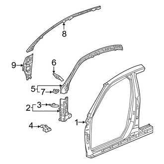 Honda OE - Pillars, Rocker & Floor - Aperture Panel (Sedan)