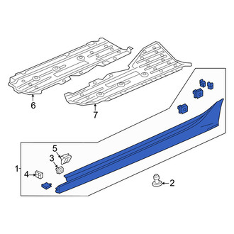 Honda OE - Right Rocker Panel Guard