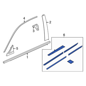 Honda OE - Front Body Trim Molding
