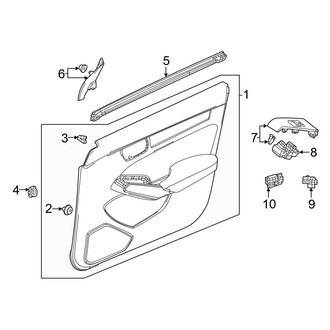 Honda OE - Front Door - Interior Trim (Sedan)