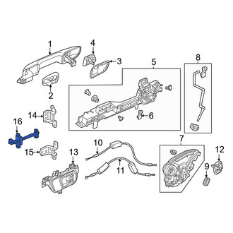Honda OE - Rear Door Check