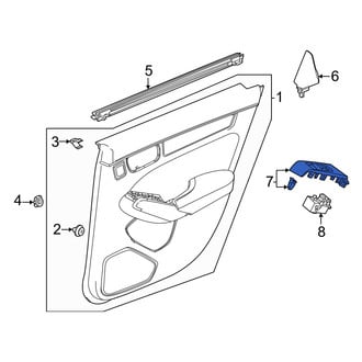 Honda OE - Front Left Door Switch Trim Panel