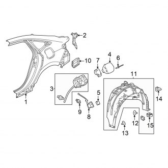 2025 Honda Civic OEM Quarter Panels & Parts | CARiD