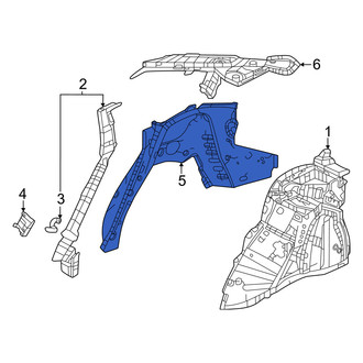 Honda OE - Rear Right Inner Wheel Housing Side Panel
