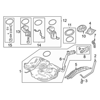 Honda OE - Fuel System Components (LX / Si / Sport)
