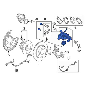 Honda OE - Front Right Disc Brake Caliper