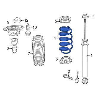 Honda OE - Rear Coil Spring