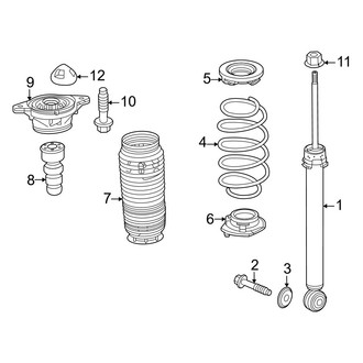 Honda OE - Rear Suspension - Shocks & Components