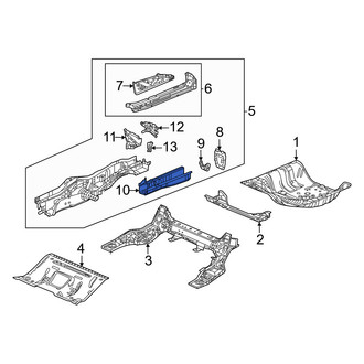 Honda OE - Rear Left Frame Side Member