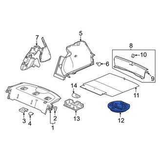 Honda OE - Rear Trunk Floor Storage Box