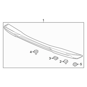 Honda OE - Trunk Lid - Spoiler (Si)