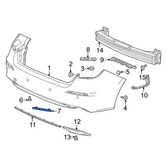 Honda OE - Rear Left Reflector Panel