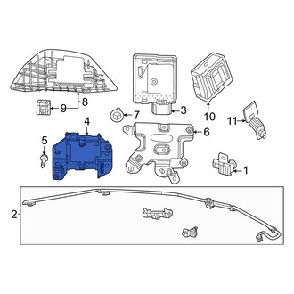 Honda OE - Left Blind Spot Detection System Warning Sensor Bracket