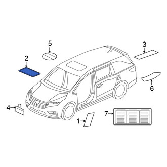 Honda OE - A/C System Information Label