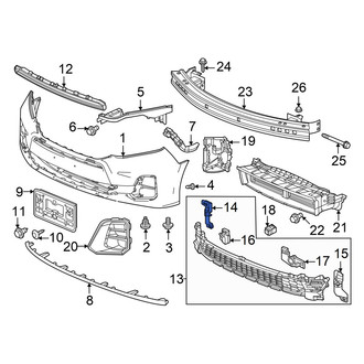 Honda OE - Front Right Outer Parking Aid Sensor Housing
