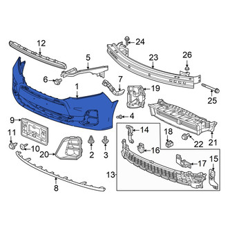 Honda OE - Front Bumper Cover