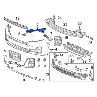 Honda OE - Front Left Bumper Guide