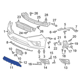 Honda OE - Front Lower Center Grille