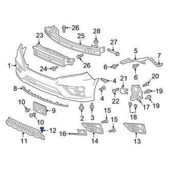 Honda OE - Grille Retainer