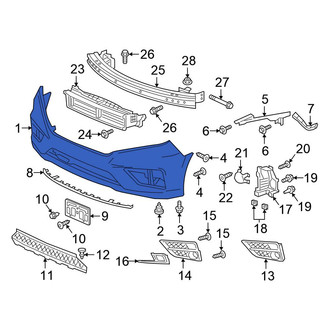 Honda OE - Front Bumper Cover