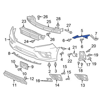 Honda OE - Front Left Bumper Guide