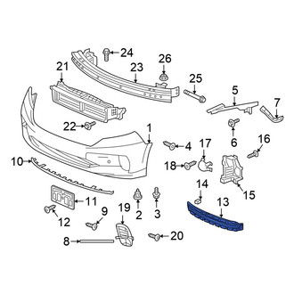 Honda OE - Front Lower Grille