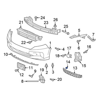 Honda OE - Grille Cap