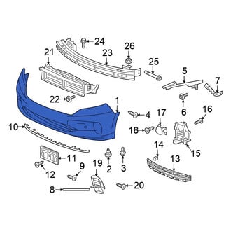 Honda OE - Front Bumper Cover