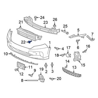 Honda OE - Bumper Splash Shield Bolt