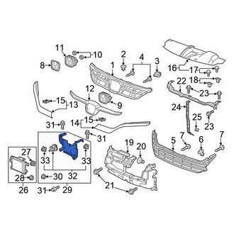 Honda OE - Cruise Control Distance Sensor Bracket