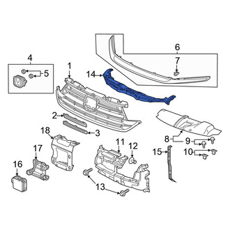 Honda OE - Front Grille Reinforcement