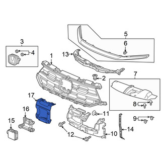 Honda OE - Rear Cruise Control Distance Sensor Bracket