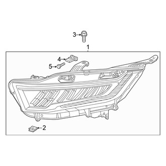 Honda OE - Front Lamps - Headlamp Components (LED)