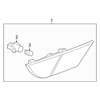 Honda OE - Front Lamps - Side Marker Lamps