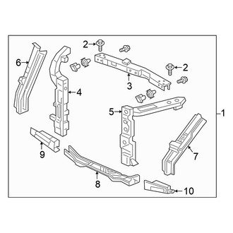 Honda OE - Radiator Support
