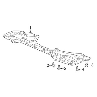 Honda OE - Radiator Support - Splash Shields