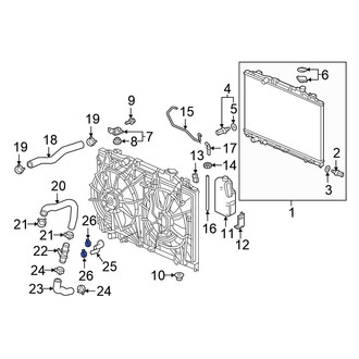 Honda OE - Radiator Hose Clamp