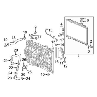 Honda OE - Cooling - Radiator & Components