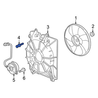 Honda OE - Engine Cooling Fan Shroud Bolt