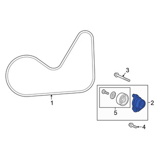 Honda OE - Accessory Drive Belt Tensioner Assembly
